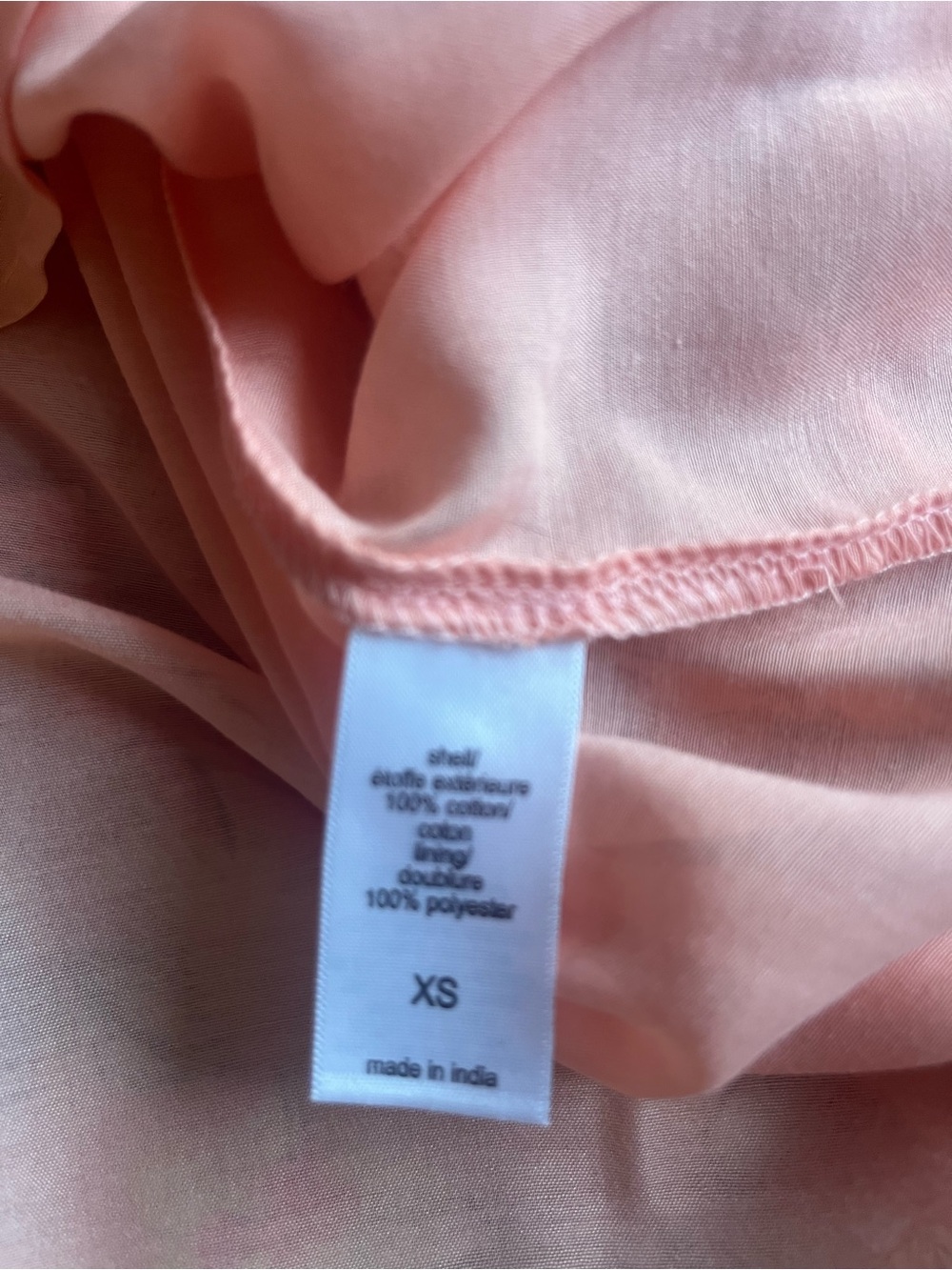Maurices Boho Peach Floral Cotton Blend Tie-Shoulder Midi Dress Size XS - Picture 8 of 8